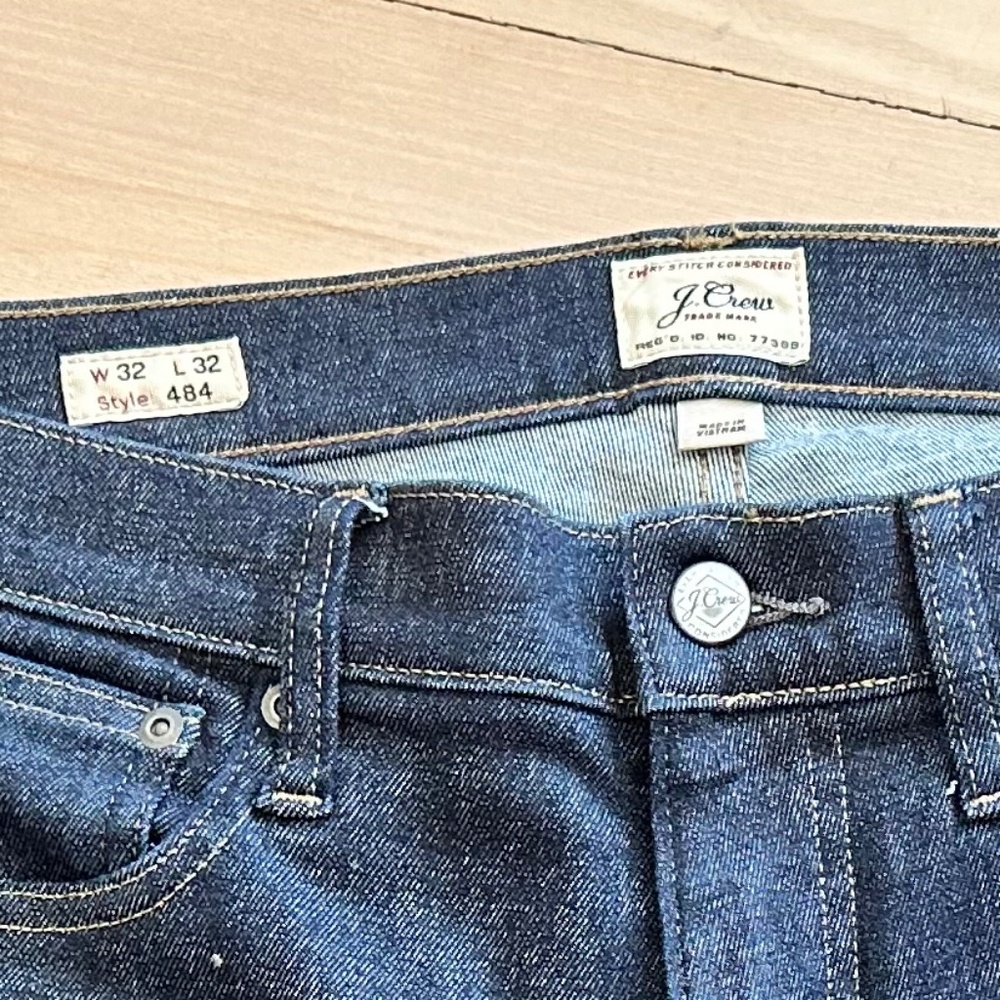 J Crew men's blue jeans